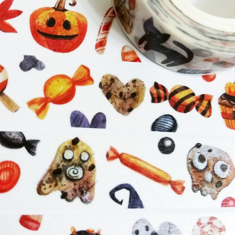 Customized Mini Washi Tape Halloween Biscuits - Washi Tape - Paper 