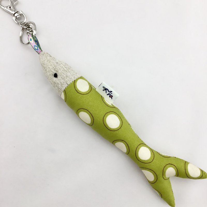 Fish fish strap / key ring - Charms - Cotton & Hemp 