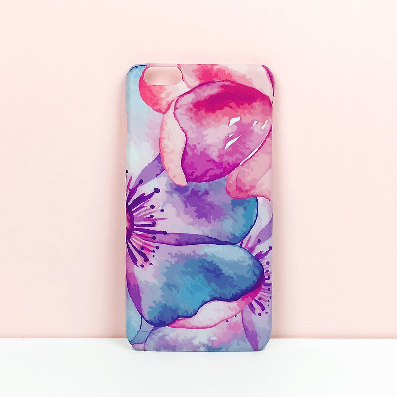 嫣紫花漾-硬殼 (iPhone.Samsung, HTC, Sony.華碩手機殼) - 手機殼/手機套 - 塑膠 多色