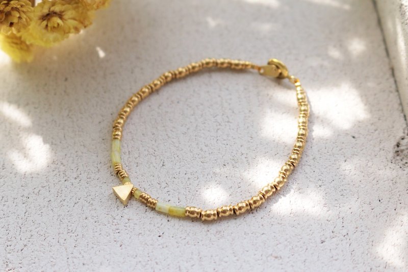 Agate bracelet 0696-pronoun - Bracelets - Gemstone Green
