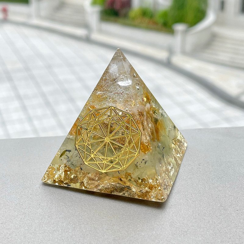 【Citrine+Grape Stone】Orgonite (6cm/5cm/4cm) - Items for Display - Crystal 