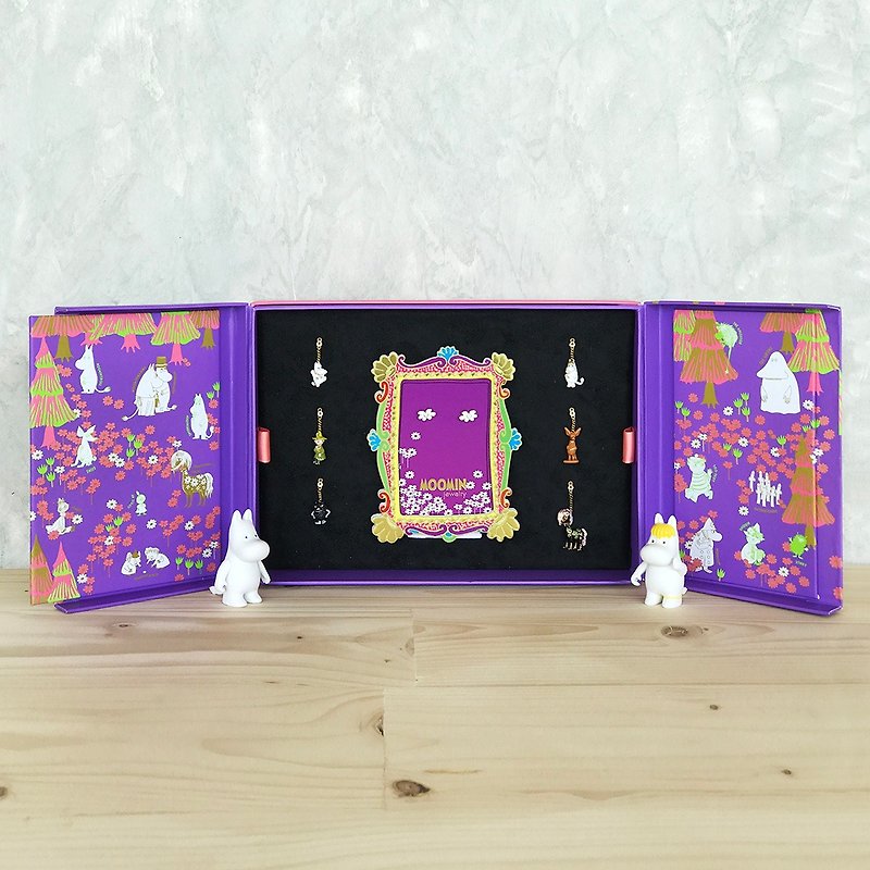 Hanging Earring Gift Set Box -  Moomin SET - 耳環/耳夾 - 其他金屬 紫色
