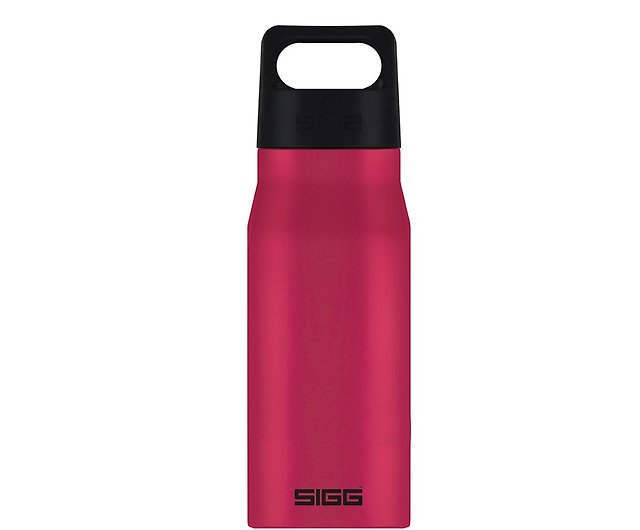 SIGG Meridian White drinking bottle 0.7 L double-wall insulated bottle for cold and hot drinks pollutant-free and leak-proof water bottle made of stainless steel 