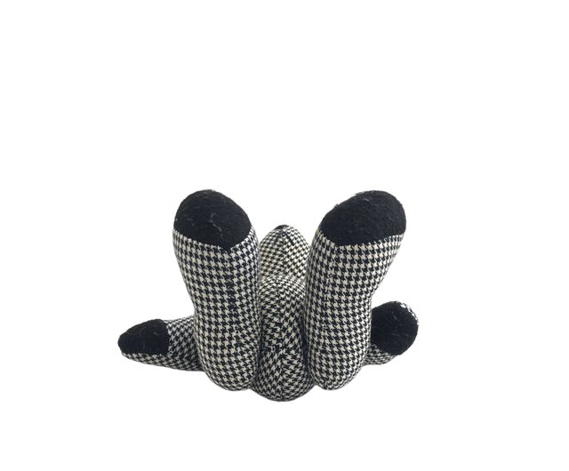 セリーヌ　ぬいぐるみ 日本直送 名牌中古包 】CELINE セリーヌ ハウンドトゥース トリオンフ