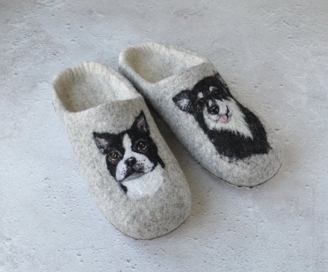 White discount dog slippers