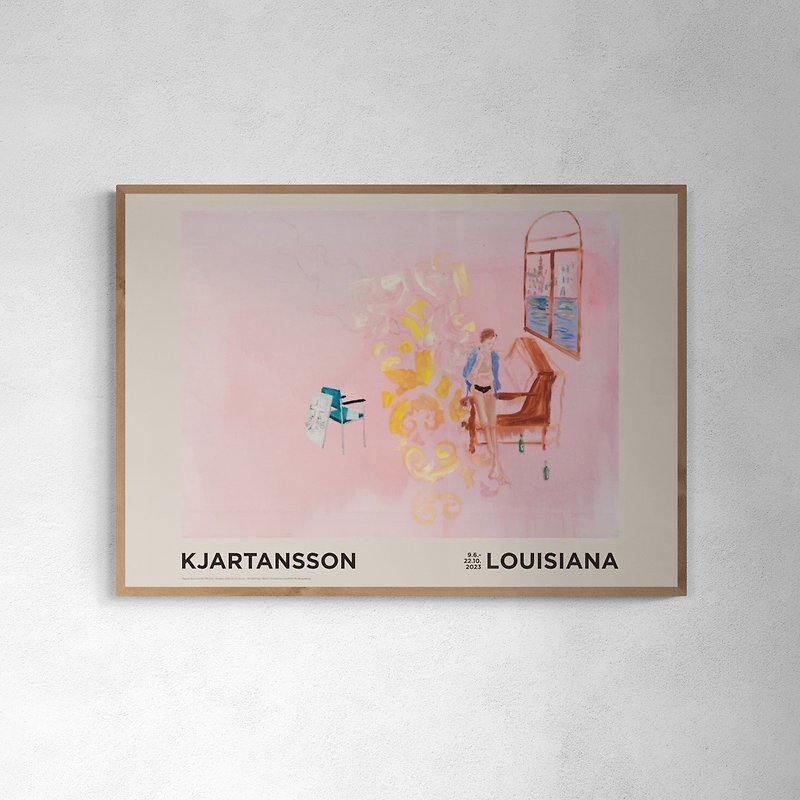 [Original Poster] Ragnar Kjartansson | The End (pink) - โปสเตอร์ - กระดาษ 