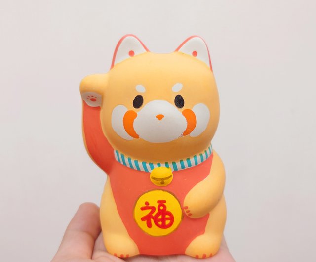 貯金箱 パンダ かわいい 陶器 - その他