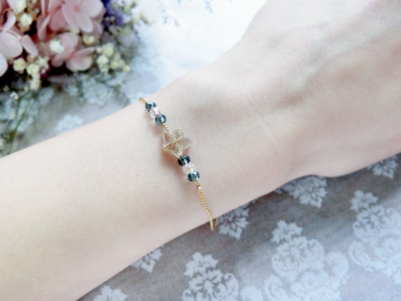 【Star Picking】Fajing Wishing Bracelet - Bracelets - Gemstone Gold