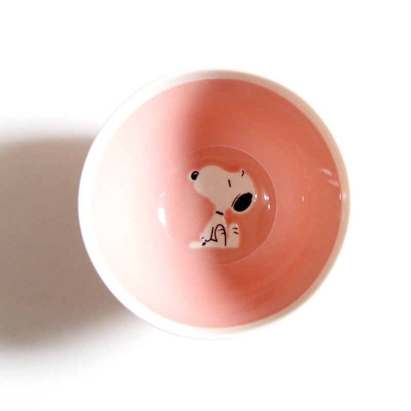 [Graduation Season/Free Shipping/Special Offer]SNOOPY Snoopy-Simple Series Bowl 1 Pack (Pink) - Plates & Trays - Pottery Pink