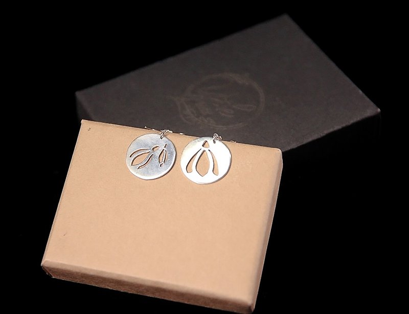 Snowdrop Earrings | Galanthus nivalis | 925 Silver - ต่างหู - เงินแท้ สีเงิน