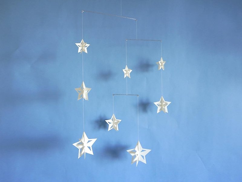 Mobile Star B Part 3 - Wall Décor - Paper White