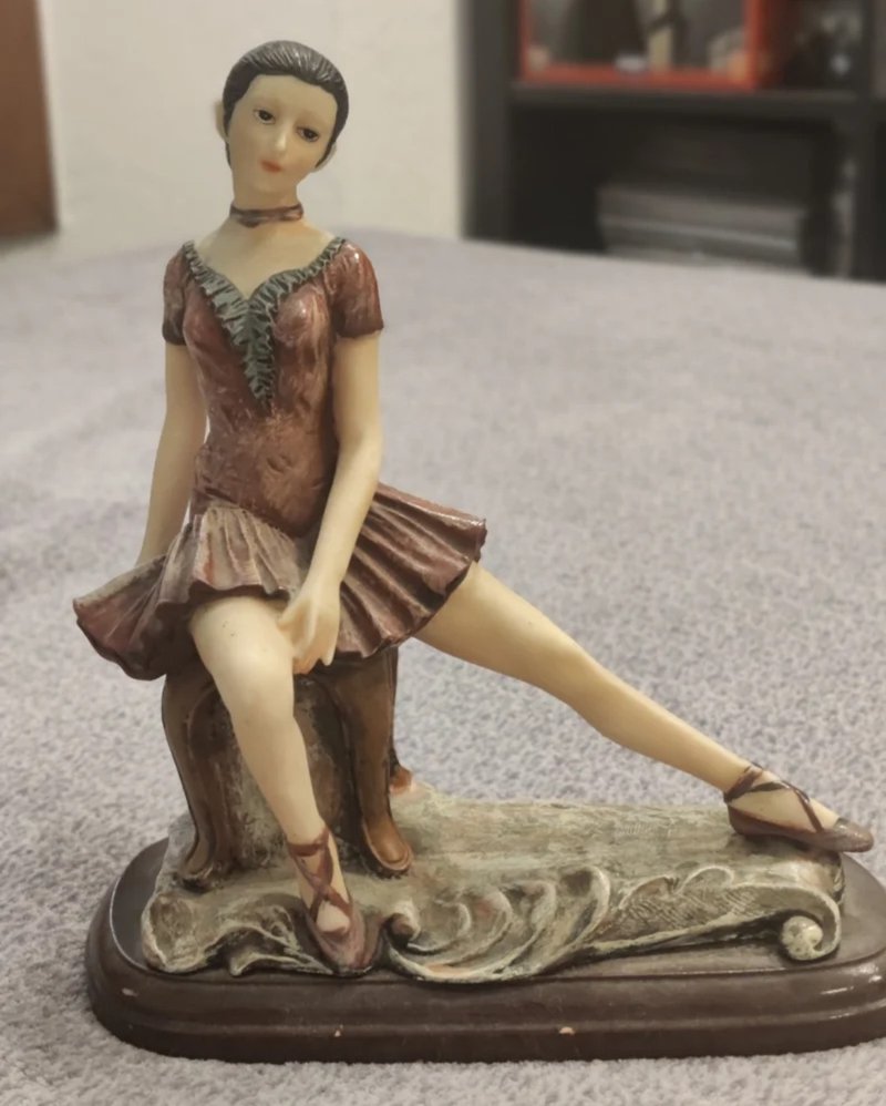 Beautiful handmade ballerina (Manises, Spain) - 花瓶/花器 - 陶 多色