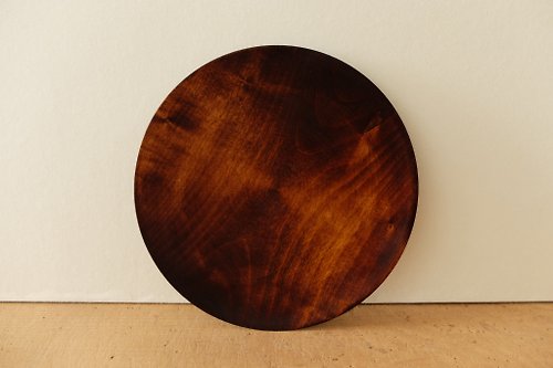 拭き漆の木皿栃24cm - 設計館PINT 盤子/餐盤/盤架- Pinkoi