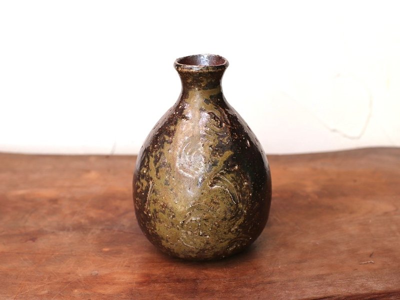 備前焼 徳利　t-110 - 酒杯/酒器 - 陶 咖啡色