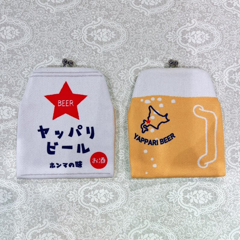 Kyoto Ayanokouji Hiraguchi Kiss Lock Bag-Beer - กระเป๋าใส่เหรียญ - วัสดุอื่นๆ 