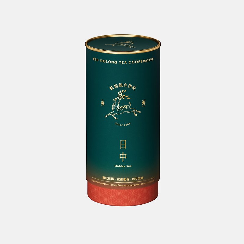 レッド烏龍協同組合｜和漢生葉缶 75g - お茶 - 食材 イエロー