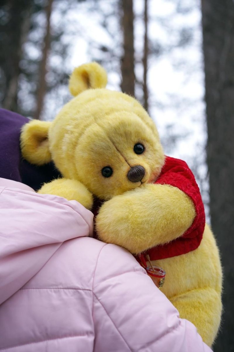 Winnie the Pooh Bear - 公仔/玩偶 - 其他材質 黃色