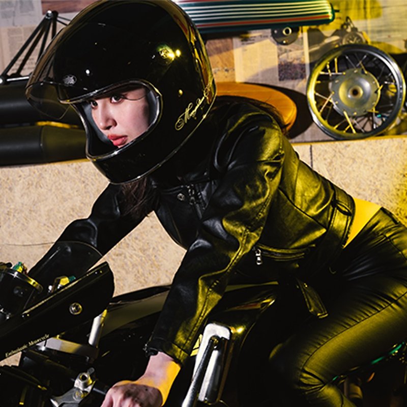 MONGOLIAN ヘルメット_ロックミラー OG レゴ帽子_明るいブラック【スポット】 - ヘルメット - その他の素材 