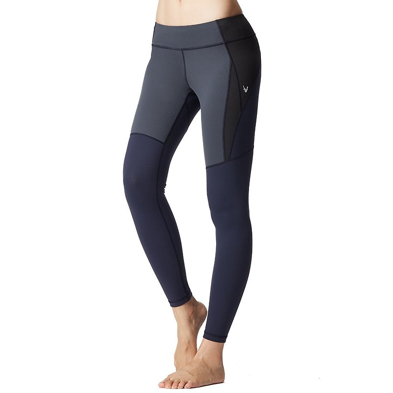 [MACACA] Diamond Slender Debian Pants - ATE7501 Grey/Black - Women's Sportswear Bottoms - Polyester Gray