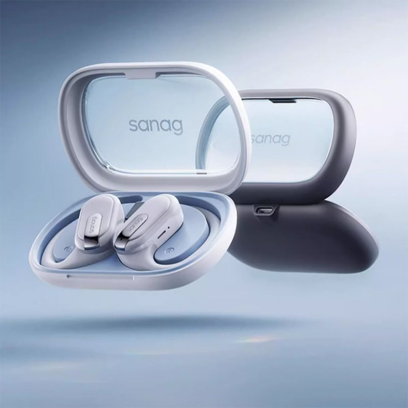 Sanag open-ear non-in-ear air bone conduction sports earphones C2s - Headphones & Earbuds - Other Materials Multicolor