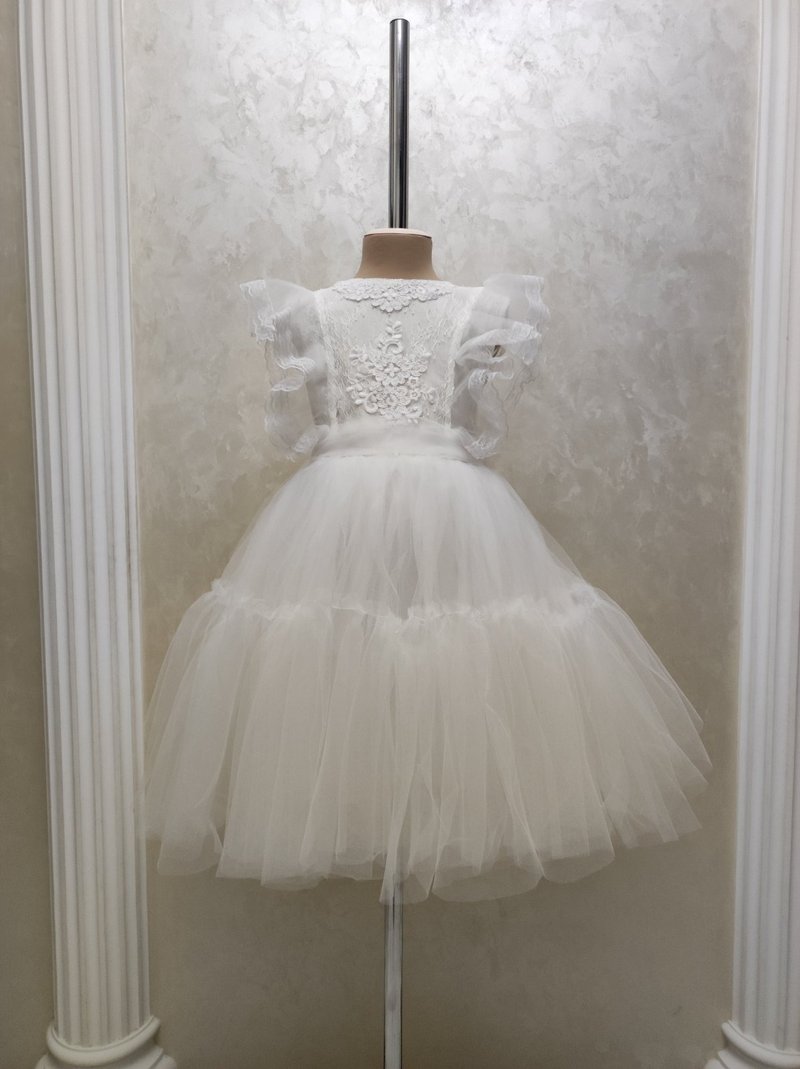 tulle flower girl dress for wedding, birthday, concerts. - 男/女童禮服 - 其他材質 多色