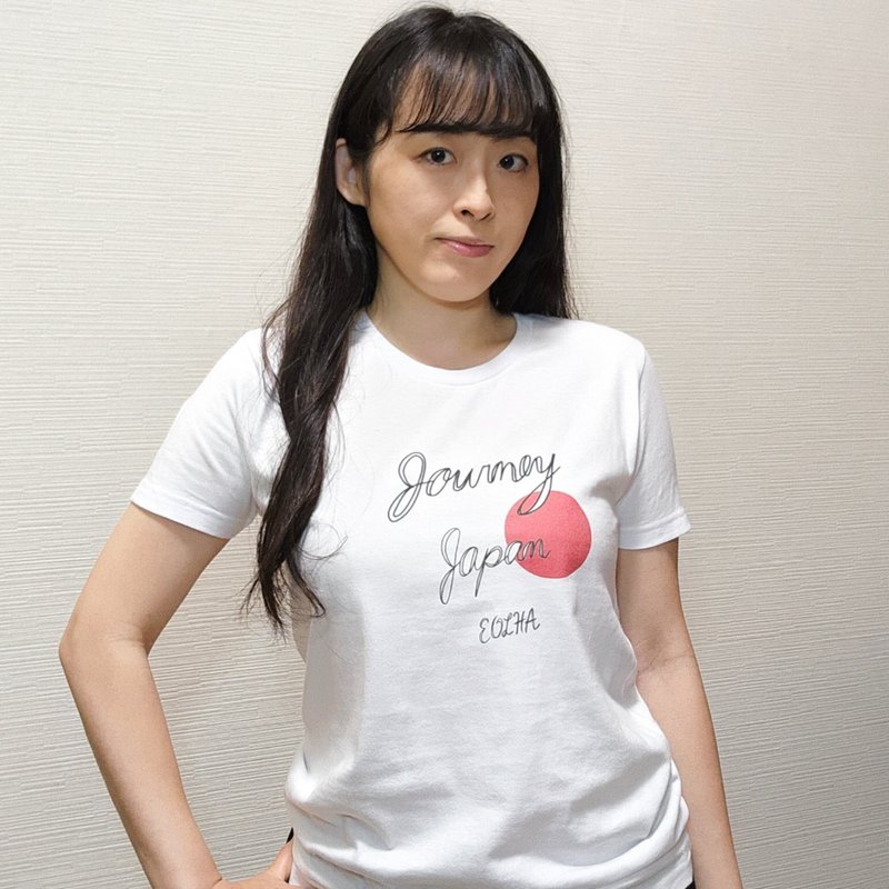 [new] T-shirt / Journey Japan - Women's T-Shirts - Cotton & Hemp White