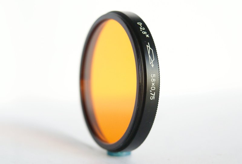 O-2.8x O-2,8x 58mm orange lens filter 58x0.75 USSR KMZ - 相機/拍立得/底片相機 - 其他材質 橘色