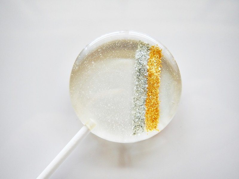 Huayang Lollipop-自由の宣言（5個/箱） - スナック菓子 - 食材 ゴールド