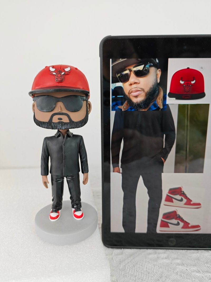 【客製化3D人像公仔】訂製手工Funko Pop男生朋友老公生日禮物 - 公仔/玩偶 - 黏土 多色