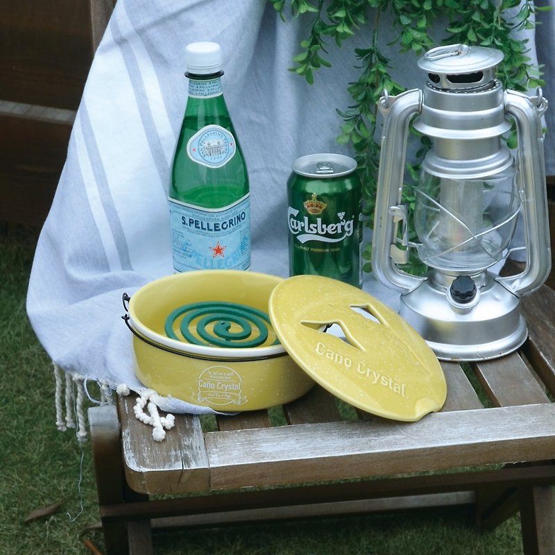 [DESTINO STYLE] Japanese macarons anti-mosquito insect-proof ceramic mosquito dish - Camping Gear & Picnic Sets - Porcelain 