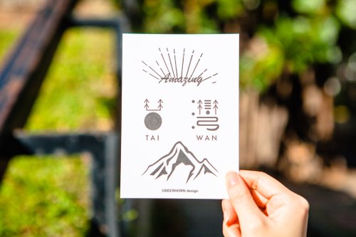 Deerhorn design / Deerhorn Taiwan Cool Card Postcard Double Sided