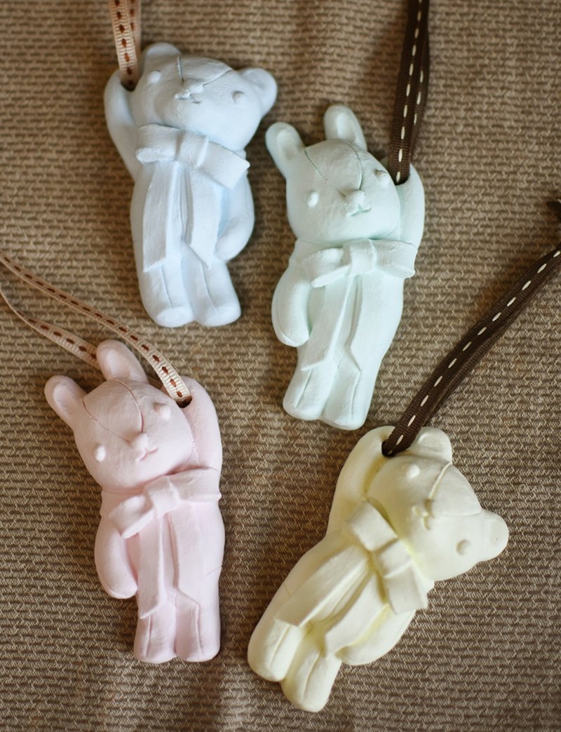 Animal one-hand hanging series of diffuser Stone(little bear/little rabbit) - น้ำหอม - วัสดุอื่นๆ 