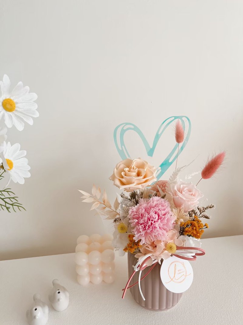 Multi-color Korean milk bottle carnation potted flower mother's day gift carnation immortal flower small fragrant rose - Dried Flowers & Bouquets - Plants & Flowers Multicolor