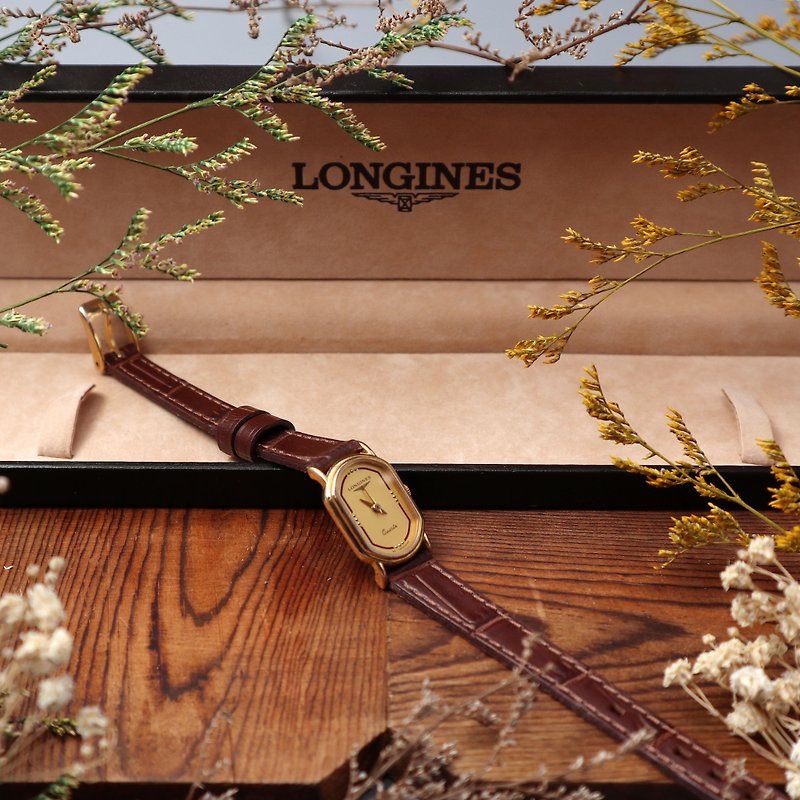 1970's LONGINES Longines Advanced Long Gemstone Quartz Antique Watch - นาฬิกาผู้หญิง - โลหะ 