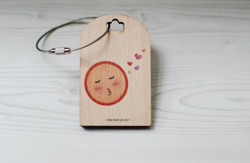 [Luggage Tag] Love is everywhere - Luggage Tags - Wood White