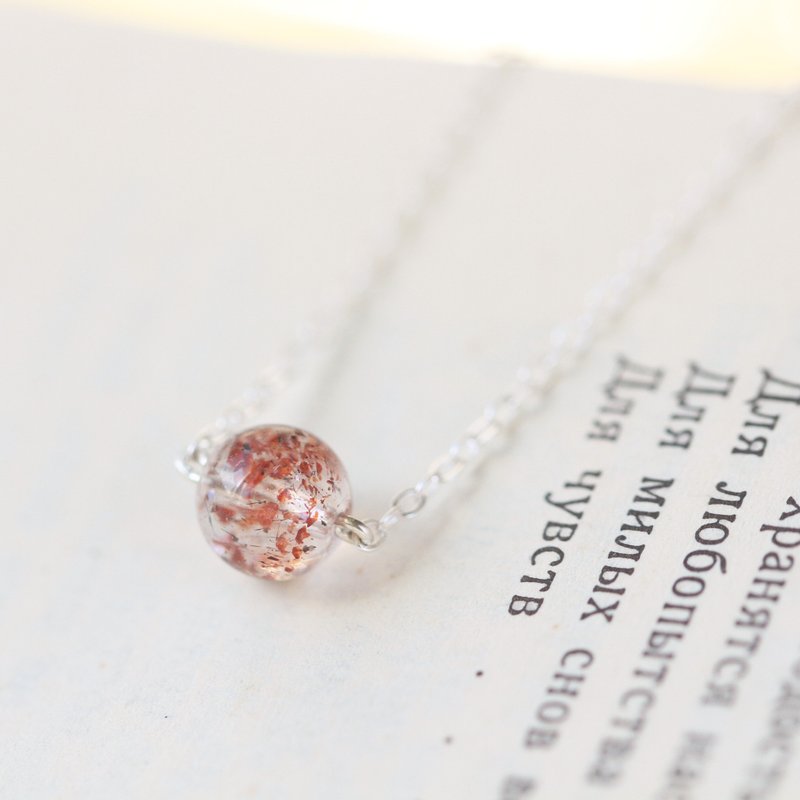 Super Seven Crystal 925 Sterling Silver Super Seven Crystal Necklace. All-round wealth and luck - สร้อยคอ - เงินแท้ หลากหลายสี