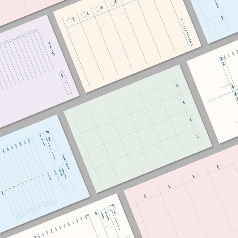 Ching Ching X 簡單生活系列 CSP-165 A5 6孔純色活頁紙 - 筆記本/手帳 - 紙 