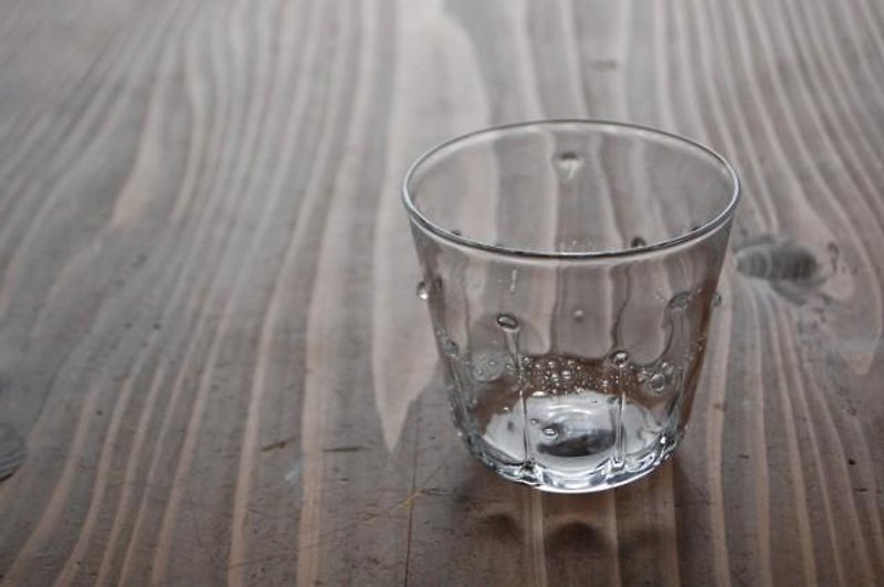 雫のグラス   クリア小 - グラス・コップ - ガラス 透明