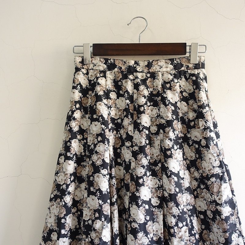 │Slowly│Vintage/Flower/Vintage hakama - กางเกงขาสั้น - เส้นใยสังเคราะห์ หลากหลายสี