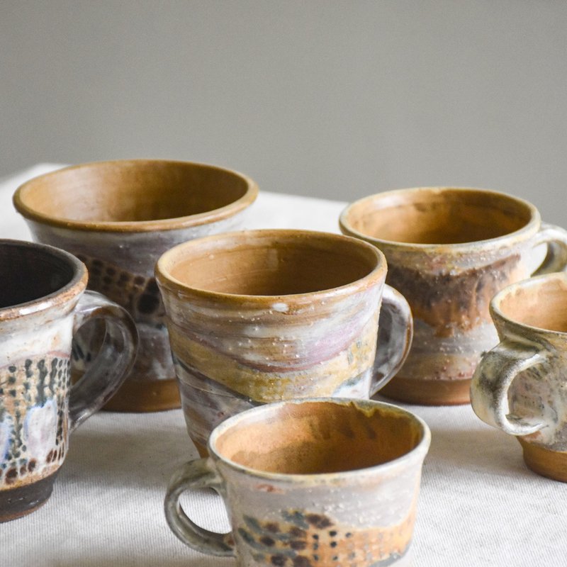 Limited time handmade pottery cup, animal cup, pottery cup, graduation gift, birthday gift, Mother's Day gift - แก้วมัค/แก้วกาแฟ - ดินเผา 