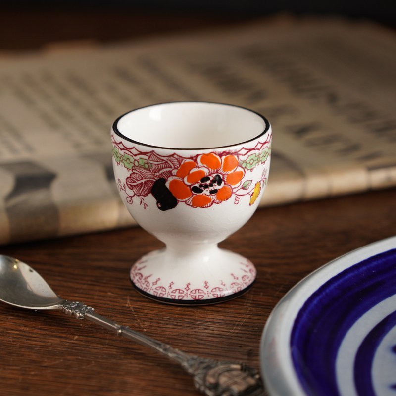 British Mason's Persiana series hand-painted egg cups/old pieces/ironstone/iron stone - อื่นๆ - ดินเผา หลากหลายสี