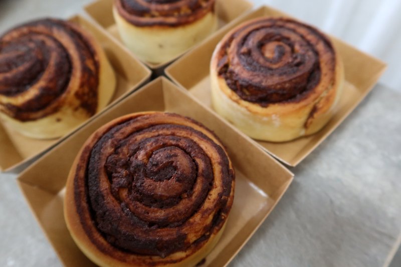 【Cinnamon Turning Circles】Flip caramelized cinnamon rolls - ขนมปัง - อาหารสด 