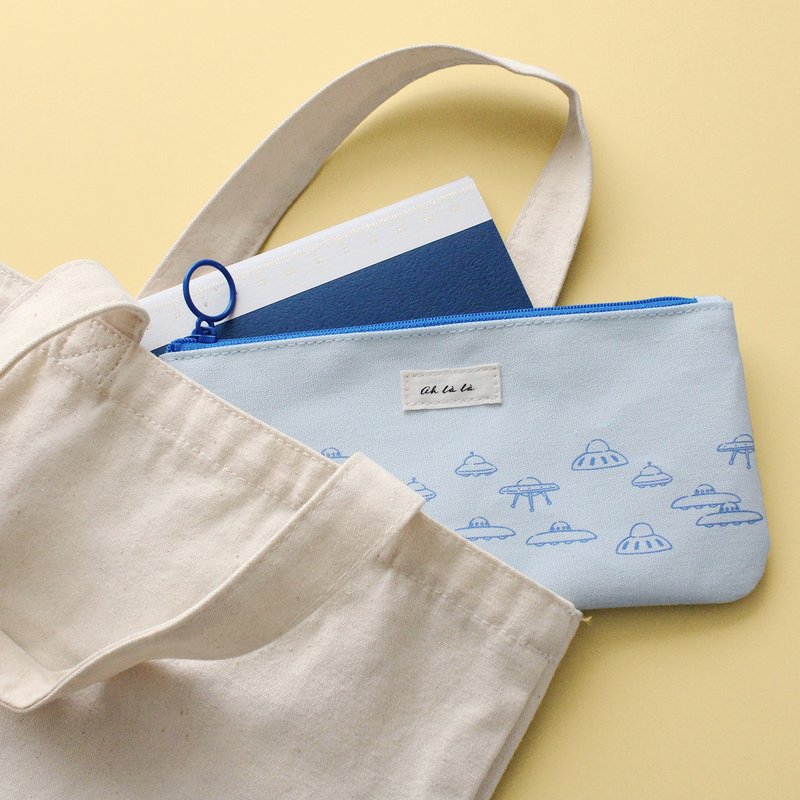 MATOKA Ah la la ペンケース aliens - 鉛筆盒/筆袋 - 棉．麻 