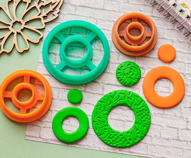 Polymer Clay Cutters Set 85. Donut Cutters - Shop MisterCutter  Metalsmithing/Accessories - Pinkoi