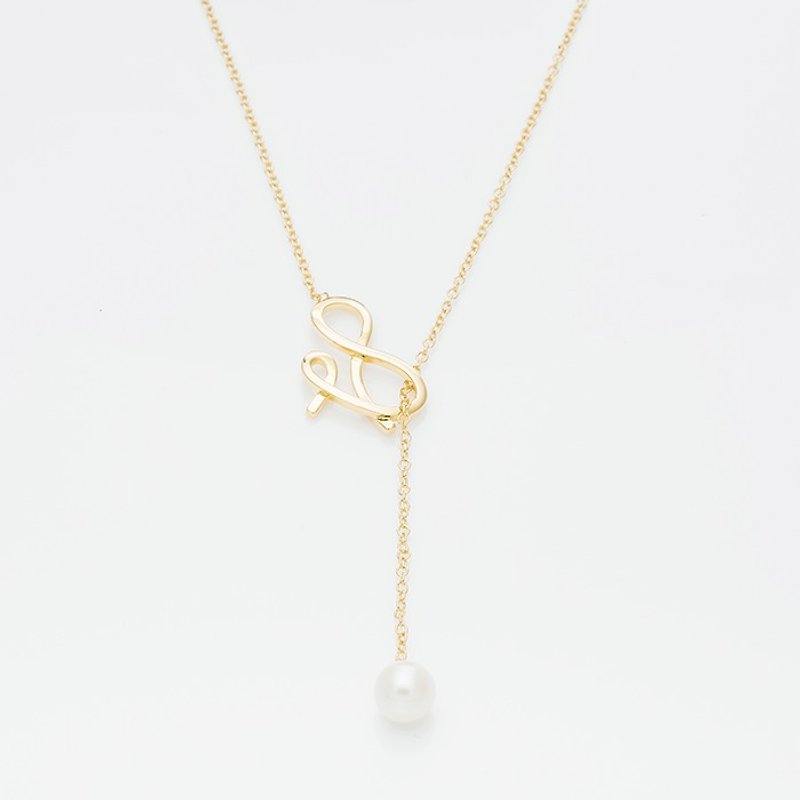 優雅內斂 / Ona necklace - 項鍊 - 其他金屬 金色