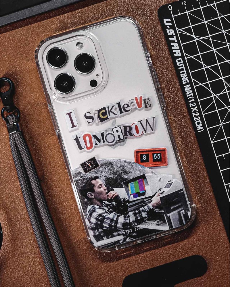 香港品牌 I SICK LEAVE TOMORROW 矽膠 iPhone 手機殼 - 手機殼/手機套 - 塑膠 