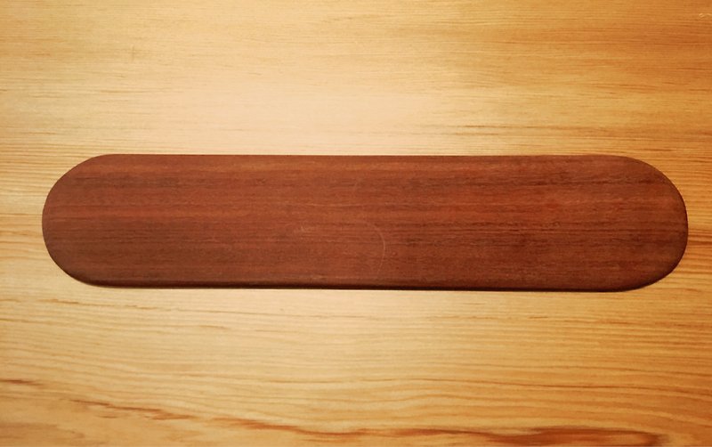 Mahogany thin wood tea tray - ผ้ารองโต๊ะ/ของตกแต่ง - ไม้ สีนำ้ตาล