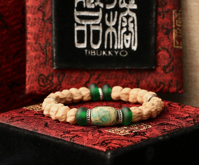 beads bracelets 12mm - Shop tibukkyo Bracelets - Pinkoi