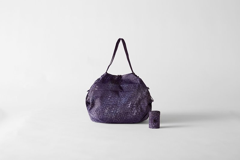 Foldable Tote M - Diamond Sky (Imaginary Island) - Messenger Bags & Sling Bags - Nylon Multicolor