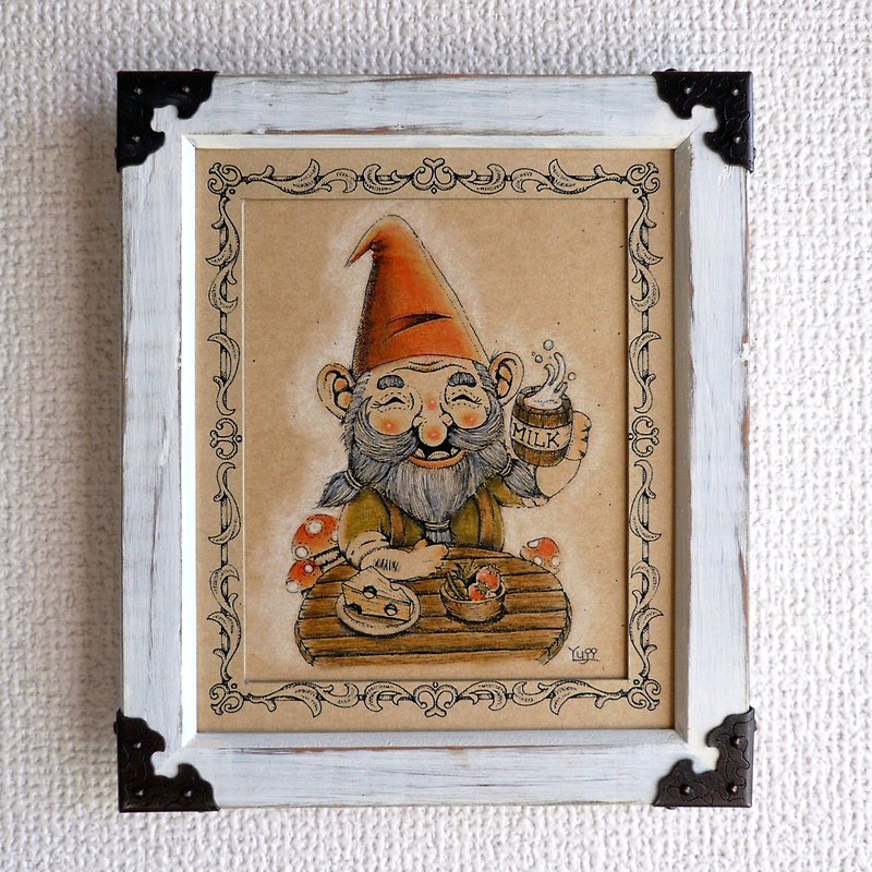 【Framed】 Cheers with Nome's Mushroom Tea - Posters - Paper White